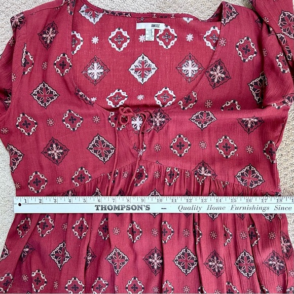 Amuse Society Boho Rust Dress - Picture 7 of 9